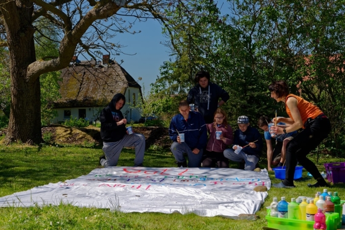 Wegeziner Kinder & Jugendliche gestalten Hoffnungszeichen