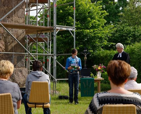 Gottesdienst in Wegezin