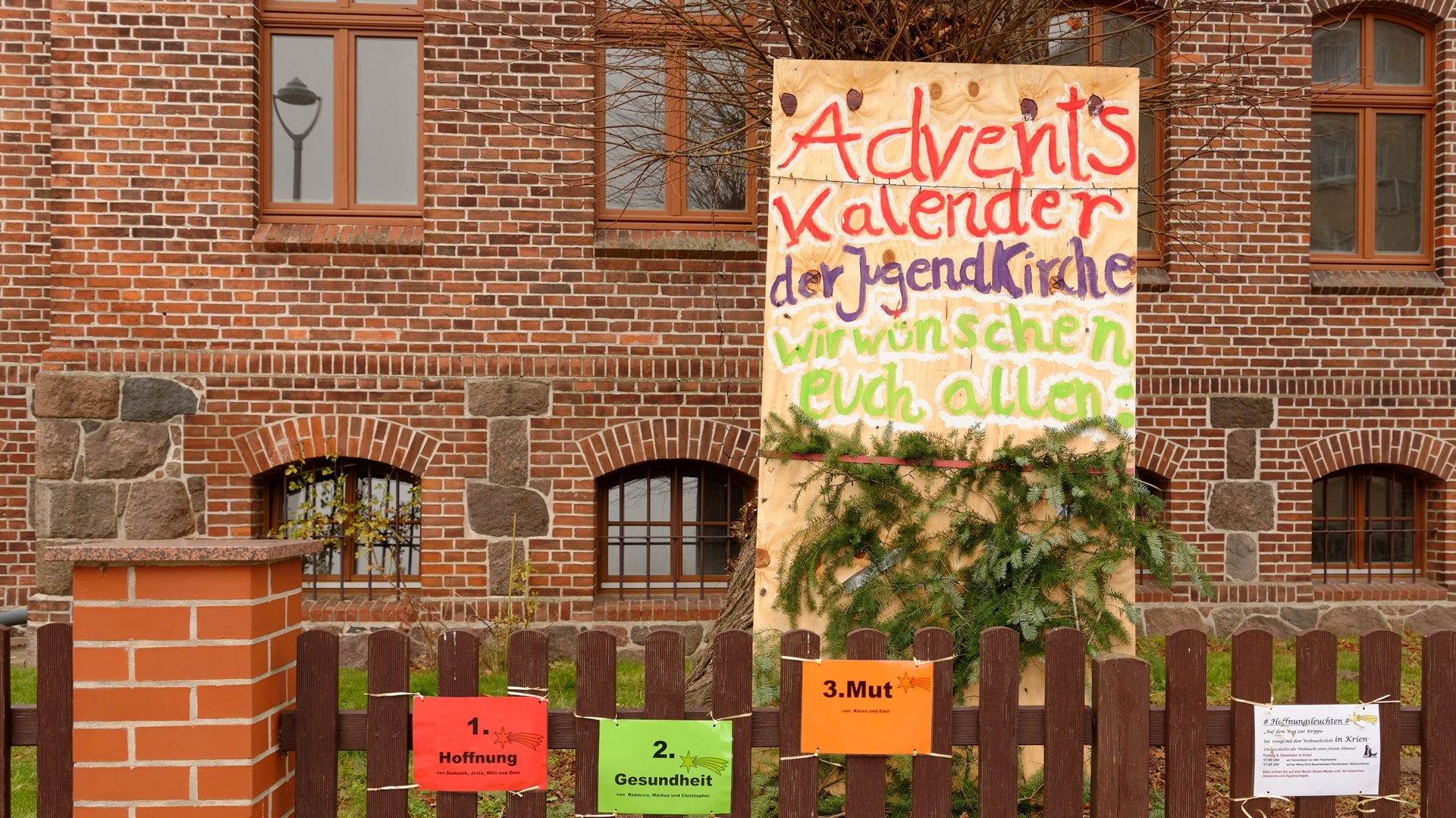 Adventskalender der Kriener Jugendkirche