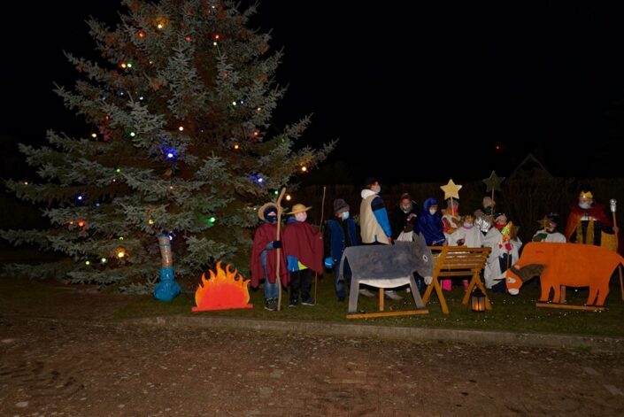 Unterwegs mit dem Weihnachtslicht am 04.12.2020 in Krien