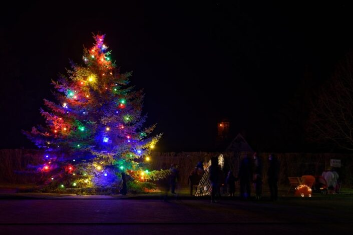 Unterwegs mit dem Weihnachtslicht am 04.12.2020 in Krien