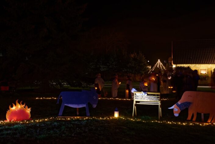 Unterwegs mit dem Weihnachtslicht am 04.12.2020 in Krien