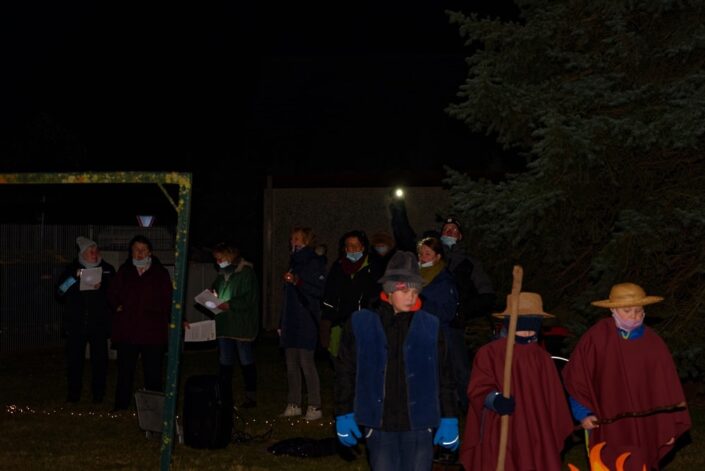 Unterwegs mit dem Weihnachtslicht am 04.12.2020 in Krien