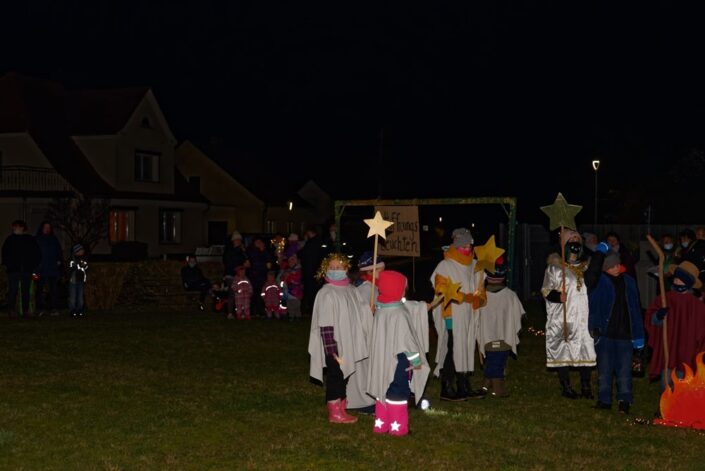 Unterwegs mit dem Weihnachtslicht am 04.12.2020 in Krien