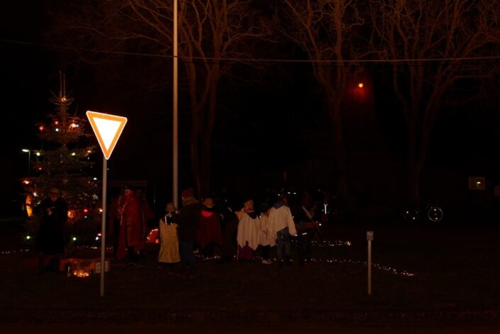 Unterwegs mit dem Weihnachtslicht am 11.12.2020 in Iven