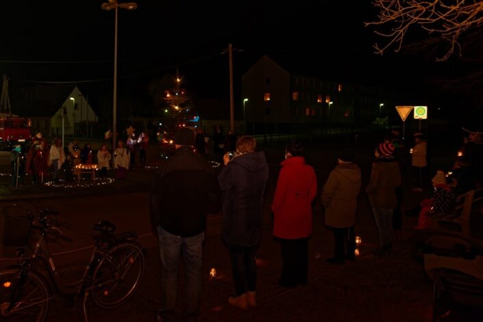 Unterwegs mit dem Weihnachtslicht am 11.12.2020 in Iven