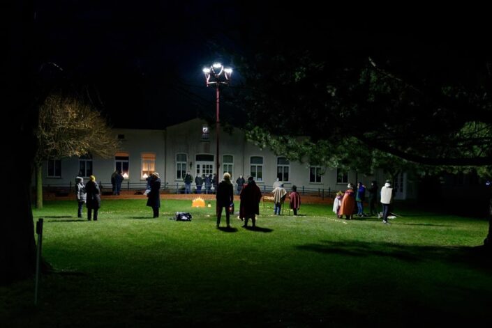 Unterwegs mit dem Weihnachtslicht am 16.12.2020 in Krusenfelde