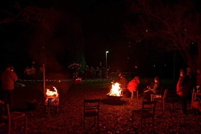 Unterwegs mit dem Weihnachtslicht am 18.12.2020 in Neuendorf B