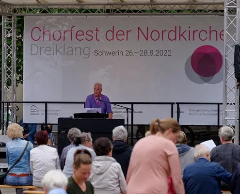 Chorfest der Nordkirche in Schwerin im August 2022