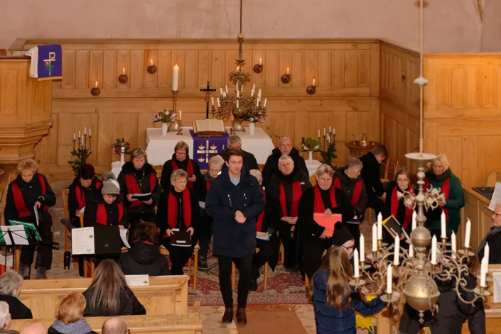 Begrüßung Adventssingen 2022 in Gramzow durch Pastor Helge Jörgensen