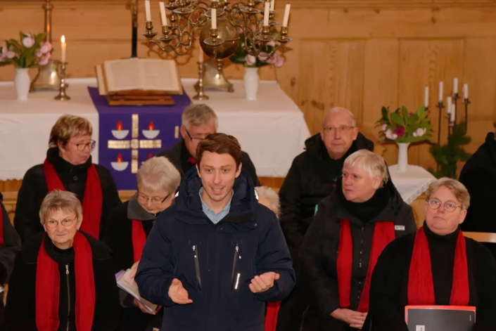 Begrüßung Adventssingen 2022 in Gramzow durch Pastor Helge Jörgensen