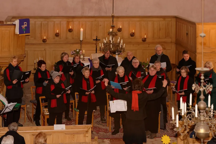 Adventssingen 2022 in Gramzow mit dem Kirchenchor Krien/Iven