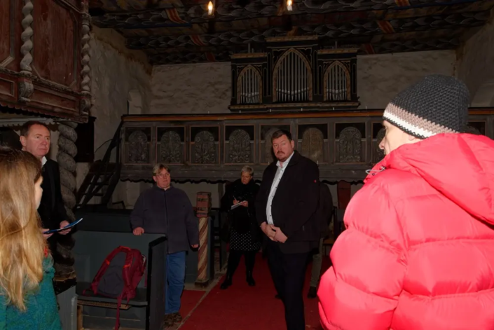 Übergabe Förderbescheid des Landes Mecklenburg-Vorpommern an die Kirche in Iven