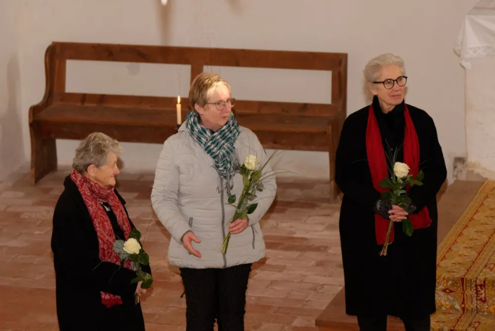 (v.li.) Irmgard Breitsprecher, Margit Kretzmer, Susanne Ehrlinger (Nicht auf dem Bild: Frank Zibell, Andrea Ihlenfeld)