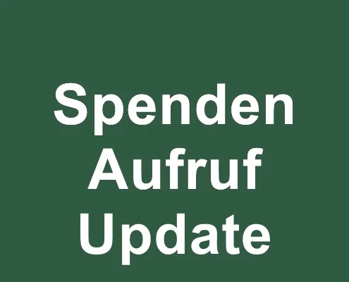 Spendenaufruf Update